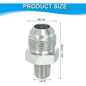 Unique Pipe Adapter Connector Pipe Fitting Oil Feed Restrictor Fitting Hydraulic Connector for Oil Steam Water Pipelines System 7/8 Unique Pipe Adapter Connector Pipe Fitting Oil Feed Restrictor Fitting Hydraulic Connector for Oil Steam Water Pipelines System 7/8