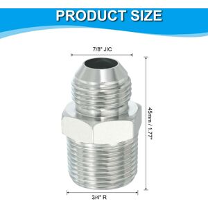 Unique Pipe Adapter Connector Pipe Fitting Oil Feed Restrictor Fitting Hydraulic Connector for Oil Steam Water Pipelines System 7/8 Unique Pipe Adapter Connector Pipe Fitting Oil Feed Restrictor Fitting Hydraulic Connector for Oil Steam Water Pipelines System 7/8
