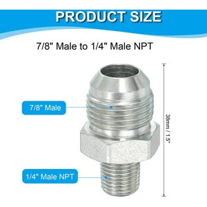 Unique Hex Reducing Nipple Connectors Pipe Adapter Flare JIC Pipe Fitting Reducer Nipple Adapter Plated Steel Hydraulic Fitting 7/8 Unique Hex Reducing Nipple Connectors Pipe Adapter Flare JIC Pipe Fitting Reducer Nipple Adapter Plated Steel Hydraulic Fitting 7/8