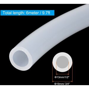 Unique Silicone Tubing High Pure Silicone Hose Tube Flexible Clear Pipe for Home Brewing Water Air Liquid - Transparent 1/2 Unique Silicone Tubing High Pure Silicone Hose Tube Flexible Clear Pipe for Home Brewing Water Air Liquid - Transparent 1/2