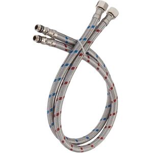 Vibrantbath Faucet Connector Braided Stainless Steel Supply Hose 24-Inch Vibrantbath Faucet Connector Braided Stainless Steel Supply Hose 24-Inch