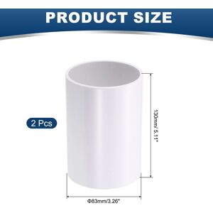 Unique Straight Inline Duct Connector, Dryer Hose Connector Pipe Fitting Adapter Coupling - White 3 Inch Unique Straight Inline Duct Connector, Dryer Hose Connector Pipe Fitting Adapter Coupling - White 3 Inch