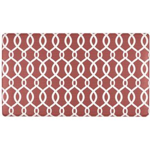 SoHome Cozy Living Kochi Lattice Anti-Fatigue Kitchen Mat Picante Red/White 20 SoHome Cozy Living Kochi Lattice Anti-Fatigue Kitchen Mat Picante Red/White 20