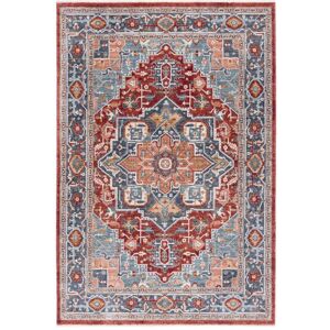 Lauren Ralph Lauren Gieze Transitional Rug Blue/Red Ivory 6' x 9'2 Lauren Ralph Lauren Gieze Transitional Rug Blue/Red Ivory 6' x 9'2