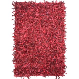 Home Weavers Inc Leather Shaggy Living Room Rug Washable Area Rugs Non Slip Accent Rugs Soft Foldable Indoor Carpet Easy To Clean 5' x 8' Red 5' x 8' Home Weavers Inc Leather Shaggy Living Room Rug Washable Area Rugs Non Slip Accent Rugs Soft Foldable Indoor Carpet Easy To Clean 5' x 8' Red 5' x 8'