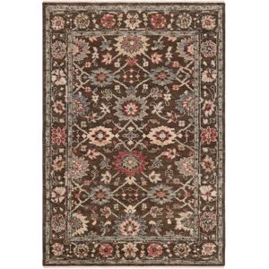 SAFAVIEH Hand-Knotted Samarkand Rosamarie Traditional Wool Rug Brown/Taupe 6' x 9' SAFAVIEH Hand-Knotted Samarkand Rosamarie Traditional Wool Rug Brown/Taupe 6' x 9'