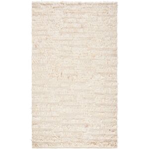 SAFAVIEH Handmade Natura Rannheid Wool Rug Ivory 5' x 8' SAFAVIEH Handmade Natura Rannheid Wool Rug Ivory 5' x 8'