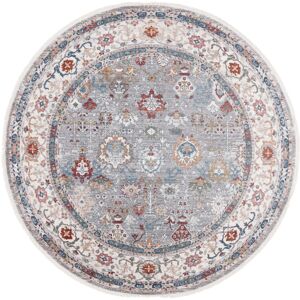 SAFAVIEH Lauren Ralph Lauren Lefka Rug Grey Blue/Ivory 6'7 SAFAVIEH Lauren Ralph Lauren Lefka Rug Grey Blue/Ivory 6'7