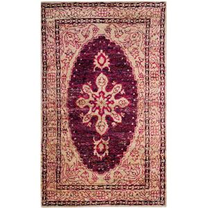 SAFAVIEH Hand-knotted Tangier Gunhilde Modern Wool Rug Fuchsia/Beige 5' x 8' SAFAVIEH Hand-knotted Tangier Gunhilde Modern Wool Rug Fuchsia/Beige 5' x 8'