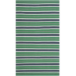 Lauren Ralph Lauren Hanover Striped Nautical/Coastal Area Rug Green 5' x 8' Lauren Ralph Lauren Hanover Striped Nautical/Coastal Area Rug Green 5' x 8'