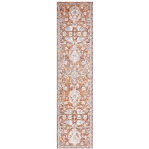 SAFAVIEH Heirloom Gwenneth Traditional Oriental Rug Rust/Blue 2' x 8' Runner SAFAVIEH Heirloom Gwenneth Traditional Oriental Rug Rust/Blue 2' x 8' Runner
