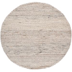 Lauren Ralph Lauren Handmade Matty Contemporary Wool Rug Beige/Ivory 6' Round Lauren Ralph Lauren Handmade Matty Contemporary Wool Rug Beige/Ivory 6' Round