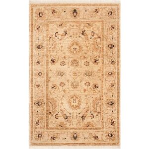 SAFAVIEH Couture Hand-knotted Peshawar Merve Traditional Oriental Wool Rug with Fringe Ivory/Caramel 3' x 5' SAFAVIEH Couture Hand-knotted Peshawar Merve Traditional Oriental Wool Rug with Fringe Ivory/Caramel 3' x 5'