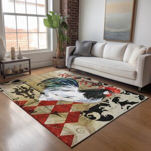 Addison Rugs Premium Washable Super Soft Farmhouse Rooster Mayfield Rug Multi 3' x 5' Addison Rugs Premium Washable Super Soft Farmhouse Rooster Mayfield Rug Multi 3' x 5'