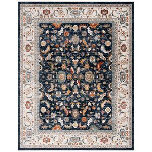 SAFAVIEH Lauren Ralph Lauren Belina Traditional Rug Navy/Ivory 9' x 13' SAFAVIEH Lauren Ralph Lauren Belina Traditional Rug Navy/Ivory 9' x 13'
