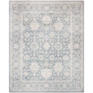 SAFAVIEH Couture Hand-knotted Oushak Tinca Traditional Oriental Wool Rug with Fringe Blue 9' x 12' SAFAVIEH Couture Hand-knotted Oushak Tinca Traditional Oriental Wool Rug with Fringe Blue 9' x 12'