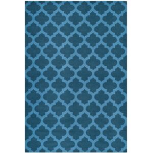 SAFAVIEH Handmade Flatweave Dhurries Lyndia Modern Moroccan Wool Rug Ink/Blue 6' x 9' SAFAVIEH Handmade Flatweave Dhurries Lyndia Modern Moroccan Wool Rug Ink/Blue 6' x 9'