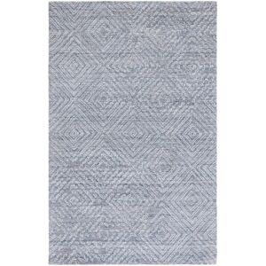 SAFAVIEH Handmade Abstract Hinderika Modern Rug Blue 5' x 8' SAFAVIEH Handmade Abstract Hinderika Modern Rug Blue 5' x 8'