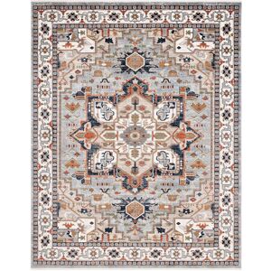 SAFAVIEH Lauren Ralph Lauren Siegharda Traditional Oriental Rug Grey/Beige Black 6'7 SAFAVIEH Lauren Ralph Lauren Siegharda Traditional Oriental Rug Grey/Beige Black 6'7