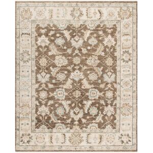 SAFAVIEH Hand-Knotted Samarkand Baldomera Traditional Wool Rug Beige/Brown 8' x 10' SAFAVIEH Hand-Knotted Samarkand Baldomera Traditional Wool Rug Beige/Brown 8' x 10'