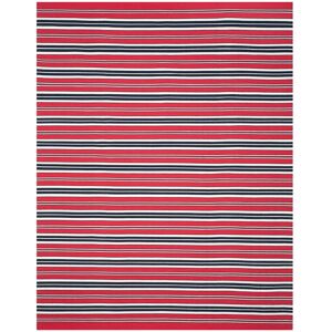 Lauren Ralph Lauren Hanover Striped Nautical/Coastal Area Rug Red 8' x 10' Lauren Ralph Lauren Hanover Striped Nautical/Coastal Area Rug Red 8' x 10'