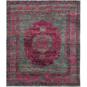 SAFAVIEH Hand-knotted Tangier Maiu Modern Wool Rug Slate Blue/Fuchsia 8' x 10' SAFAVIEH Hand-knotted Tangier Maiu Modern Wool Rug Slate Blue/Fuchsia 8' x 10'