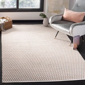 SAFAVIEH Handmade Flatweave Montauk Adrian Casual Cotton Rug Beige/Ivory 8' x 10' SAFAVIEH Handmade Flatweave Montauk Adrian Casual Cotton Rug Beige/Ivory 8' x 10'