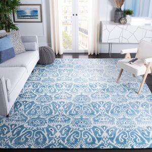SAFAVIEH Couture Hand-Knotted Luxor Eliis Banana Silk Rug Light Blue 3' x 5' SAFAVIEH Couture Hand-Knotted Luxor Eliis Banana Silk Rug Light Blue 3' x 5'