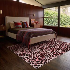 Farfarview Leopard Print Area Rugs, Washable Cheetah Rug for Bedroom Dining Room Pink 5' x 7' Farfarview Leopard Print Area Rugs, Washable Cheetah Rug for Bedroom Dining Room Pink 5' x 7'
