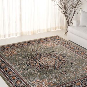 SAFAVIEH Lauren Ralph Lauren Kitza Transitional Rug Green/Navy 6'7 SAFAVIEH Lauren Ralph Lauren Kitza Transitional Rug Green/Navy 6'7