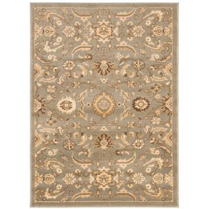 SAFAVIEH Heirloom Makenna Traditional Oriental Rug Blue/Gold 4' x 5'7 SAFAVIEH Heirloom Makenna Traditional Oriental Rug Blue/Gold 4' x 5'7