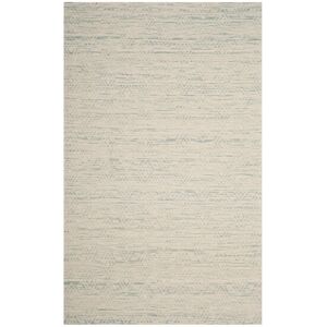 SAFAVIEH Handmade Marbella Kanja Modern Wool Rug Light Blue/Ivory 6' x 9' SAFAVIEH Handmade Marbella Kanja Modern Wool Rug Light Blue/Ivory 6' x 9'