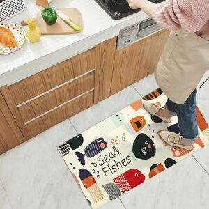 Ray Star Multiple design Kitchen Mat 31.50 Seas &Fish 20 x 30 in Ray Star Multiple design Kitchen Mat 31.50 Seas &Fish 20 x 30 in