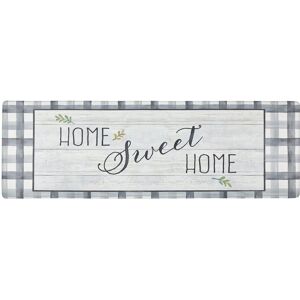 SoHome Cozy Living Home Sweet Home Farmhouse Buffalo Check Border Anti-Fatigue Kitchen Mat, Grey/Green Green,Grey 17.5 SoHome Cozy Living Home Sweet Home Farmhouse Buffalo Check Border Anti-Fatigue Kitchen Mat, Grey/Green Green,Grey 17.5