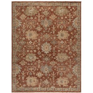SAFAVIEH Hand-Knotted Samarkand Hyrmete Wool Rug Rust/Grey 8' x 10' SAFAVIEH Hand-Knotted Samarkand Hyrmete Wool Rug Rust/Grey 8' x 10'