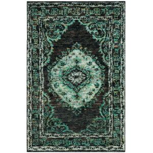 SAFAVIEH Hand-knotted Tangier Sanie Modern Wool Rug Chocolate/Aqua 4' x 6' SAFAVIEH Hand-knotted Tangier Sanie Modern Wool Rug Chocolate/Aqua 4' x 6'