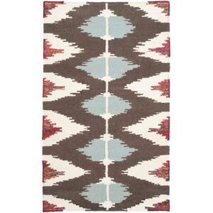 SAFAVIEH Handmade Flatweave Dhurries Leticia Modern Wool Rug Multi 3' x 5' SAFAVIEH Handmade Flatweave Dhurries Leticia Modern Wool Rug Multi 3' x 5'