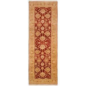 SAFAVIEH Couture Hand-knotted Peshawar Ingmari Traditional Oriental Vegetable Dye Wool Rug with Fringe Rust/Lemon 3' x 14' Runner SAFAVIEH Couture Hand-knotted Peshawar Ingmari Traditional Oriental Vegetable Dye Wool Rug with Fringe Rust/Lemon 3' x 14' Runner