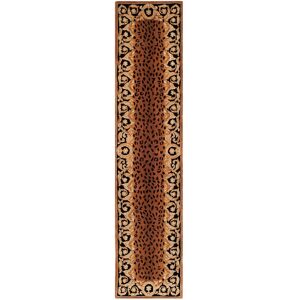 SAFAVIEH Handmade Naples Ffiona Traditional Oriental Wool Rug Black/Gold 2'6 SAFAVIEH Handmade Naples Ffiona Traditional Oriental Wool Rug Black/Gold 2'6