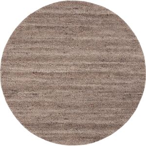 SAFAVIEH Hand-Tufted Himalaya Chimene Modern & Contemporary Wool Rug Natural/Light Brown 6' Round SAFAVIEH Hand-Tufted Himalaya Chimene Modern & Contemporary Wool Rug Natural/Light Brown 6' Round