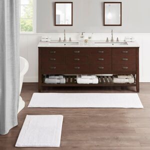Roomfitters 21x34 Cotton Tufted 3000 GSM Reversible Bath Rug, White Heavyweight Luxury Spa Carpet, Extra Soft Absorbent Mat Set White 2' x 3' Roomfitters 21x34 Cotton Tufted 3000 GSM Reversible Bath Rug, White Heavyweight Luxury Spa Carpet, Extra Soft Absorbent Mat Set White 2' x 3'