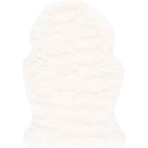 SAFAVIEH Handmade Sheepskin Aybek Genuine Pelt Rug Natural/White 2' x 5' SAFAVIEH Handmade Sheepskin Aybek Genuine Pelt Rug Natural/White 2' x 5'