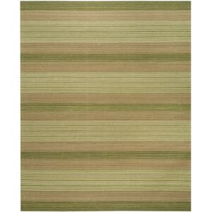 SAFAVIEH Handmade Marbella Delka Modern Wool Rug Green 8' x 10' SAFAVIEH Handmade Marbella Delka Modern Wool Rug Green 8' x 10'