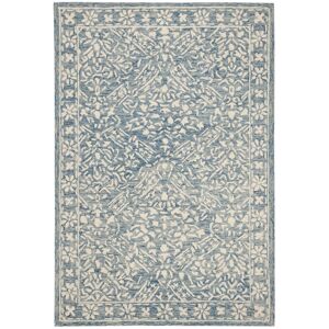 Lauren Ralph Lauren Handmade Olivier Floral Wool Rug Blue/Ivory 4' x 6' Lauren Ralph Lauren Handmade Olivier Floral Wool Rug Blue/Ivory 4' x 6'