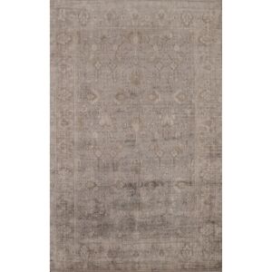 Rug Source Hand-knotted Transitional Silk Carpet Grey Oushak Rug Floral Area Rug - 7' 11'' X 5' 7'' Grey 7' 11'' X 5' 7'' Rug Source Hand-knotted Transitional Silk Carpet Grey Oushak Rug Floral Area Rug - 7' 11'' X 5' 7'' Grey 7' 11'' X 5' 7''