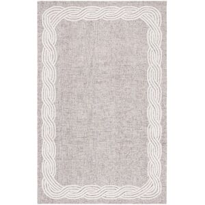 SAFAVIEH Hand-Tufted Lauren Ralph Lauren Taide Traditional Wool Rug Grey/Ivory 5' x 8' SAFAVIEH Hand-Tufted Lauren Ralph Lauren Taide Traditional Wool Rug Grey/Ivory 5' x 8'