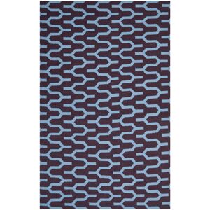 SAFAVIEH Handmade Flatweave Dhurries Sharman Modern Moroccan Wool Rug Purple/Blue 6' x 9' SAFAVIEH Handmade Flatweave Dhurries Sharman Modern Moroccan Wool Rug Purple/Blue 6' x 9'