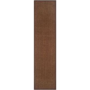 SAFAVIEH Natural Fiber Jenney Sisal Border Rug Brown 2' x 6' Runner SAFAVIEH Natural Fiber Jenney Sisal Border Rug Brown 2' x 6' Runner