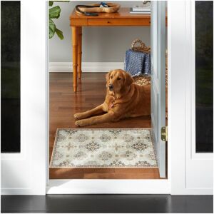 TOWN & COUNTRY EVERYDAY Avani Cottagecore Medallion Everwash Washable Non-Slip Backing Area Rug Beige 1' 8 TOWN & COUNTRY EVERYDAY Avani Cottagecore Medallion Everwash Washable Non-Slip Backing Area Rug Beige 1' 8