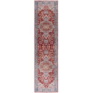 Lauren Ralph Lauren Leontien Traditional Rug Red/Ivory Blue 2' x 8' Runner Lauren Ralph Lauren Leontien Traditional Rug Red/Ivory Blue 2' x 8' Runner
